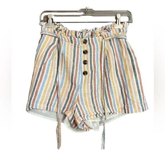 3 for $30! American eagle striped linen blend shorts - Picture 1 of 9